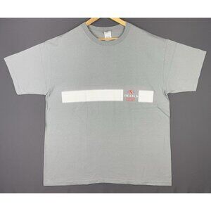 Vintage Y2K 90's Becks Premier Light Beer Life Beckons XL Grey Shirt Alcohol